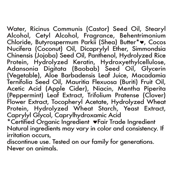 SheaMoisture 100% Pure Jamaican Black Castor Oil LeaveIn for Damaged Hair 11.5oz - Picture 13 of 13